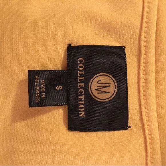 JM Collection yellow tunic - Picture 7 of 8